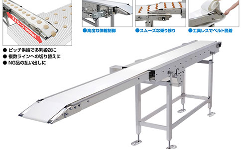 食品級(jí)皮帶輸送機(jī)